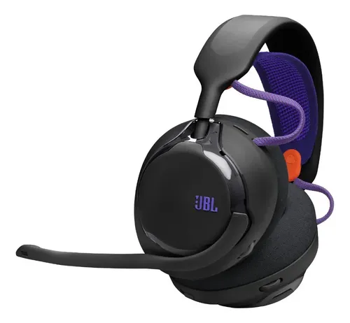 Headset Gamer Sem Fio Quantum 650 JBL Quantum Spatial Sound, Bluetooth 5.3, 45h de Bateria e Microfone Removível - Preto