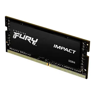 Memória RAM Para Notebook DDR4 8gb 3200Mhz CL20 Kingston Fury Impact KF432S20IB/8 Gamer Sodimm Preto